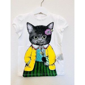 gucci kids cat tee